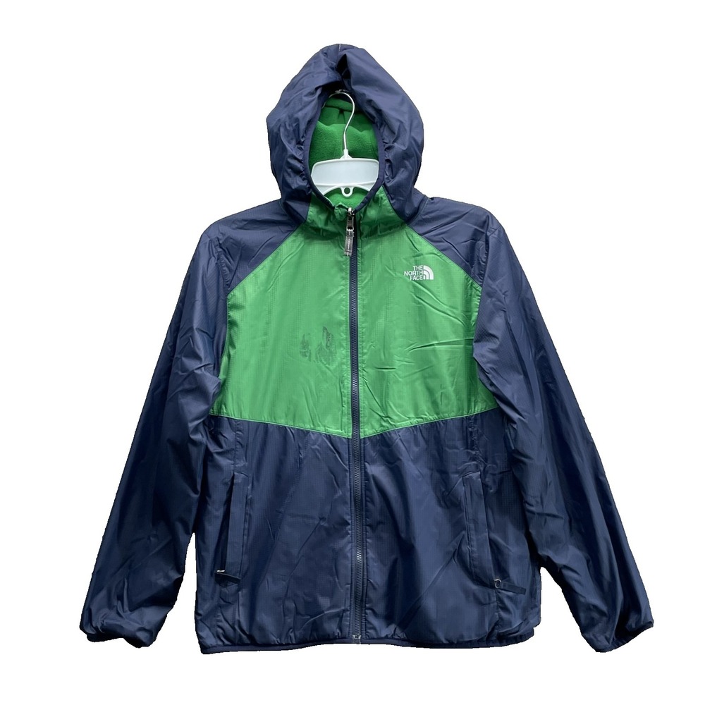 North Face Reversible Jacket Youth Boys Large Fleece Outdoor Winter Camping Hike
